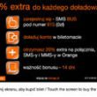 Doładowanie konta sieci Orange w żółtoniebieskich biletomatach ASEC to 20% ekstra do każdego doładowania