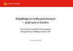 Poczta Polska rozwija się wraz z e-commerce